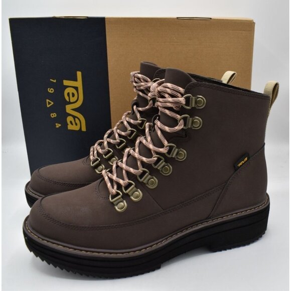 Teva Womens Size 8 Midform Water Resistant Chunky Hiking Boots Shoes - Picture 1 of 13